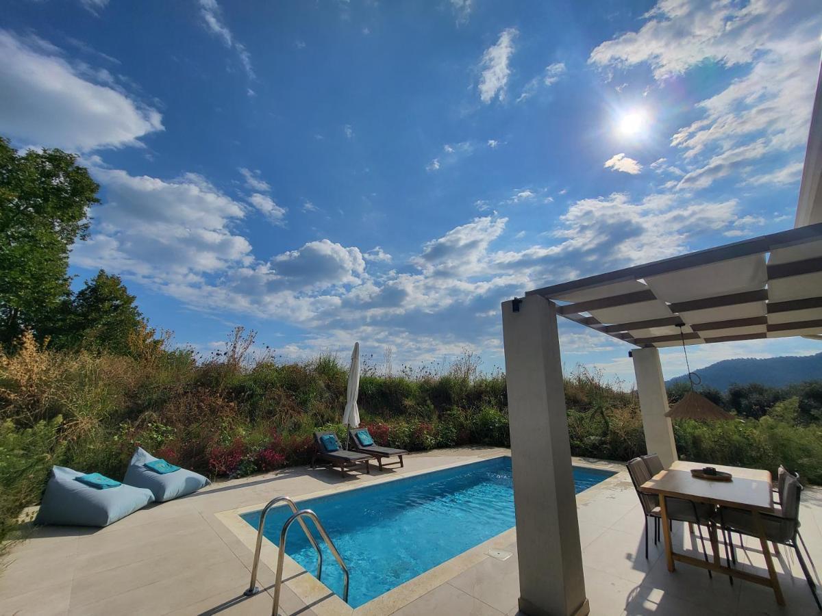 Casa O' - Moderne Villa Mit Grosser Terrasse Und Privatem Swimmingpool Skala Potamia  Dış mekan fotoğraf