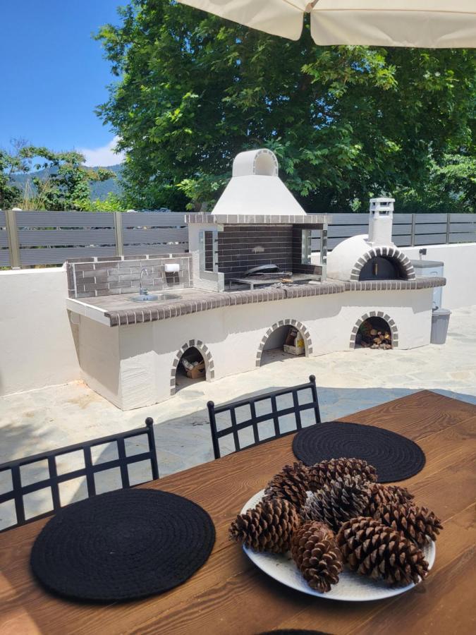 Casa O' - Moderne Villa Mit Grosser Terrasse Und Privatem Swimmingpool Skala Potamia  Dış mekan fotoğraf